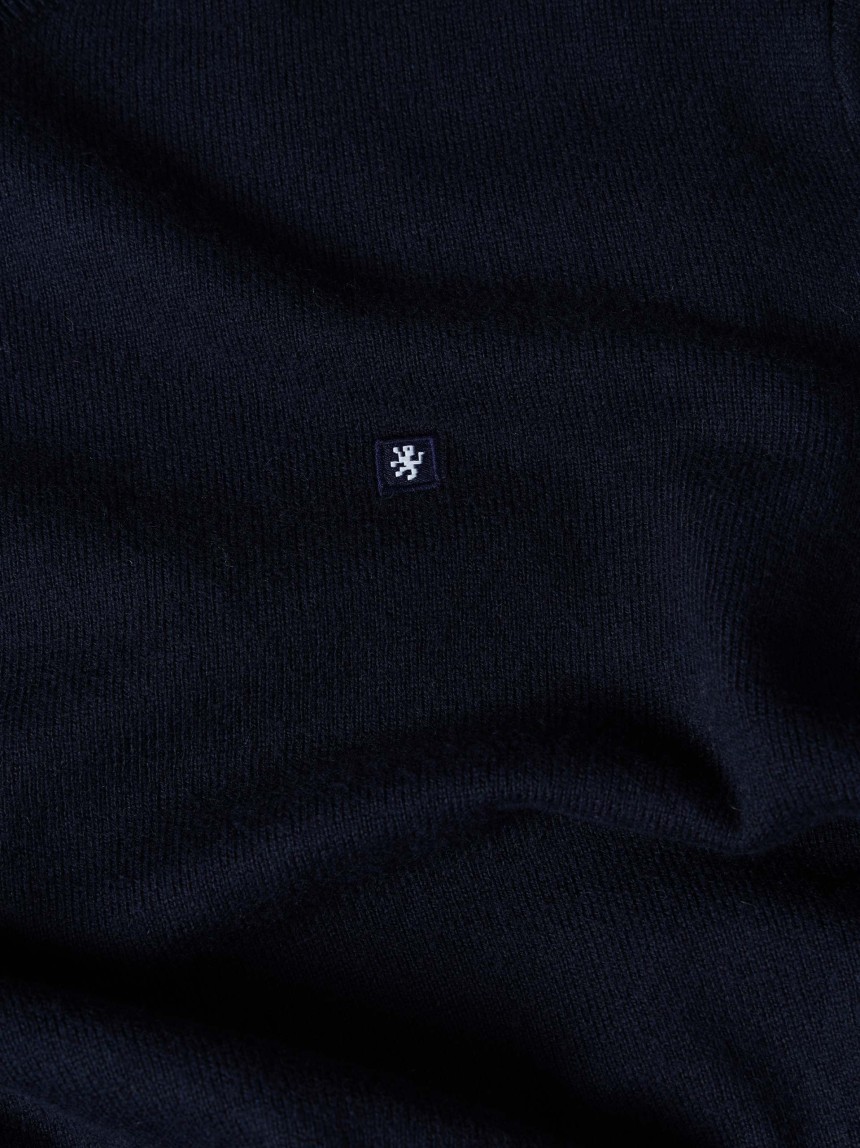 Camisola básica em algodão e caxemira