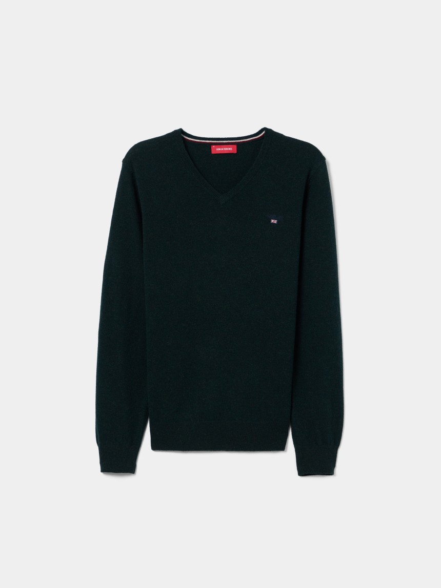 Pullover em mistura de l�
