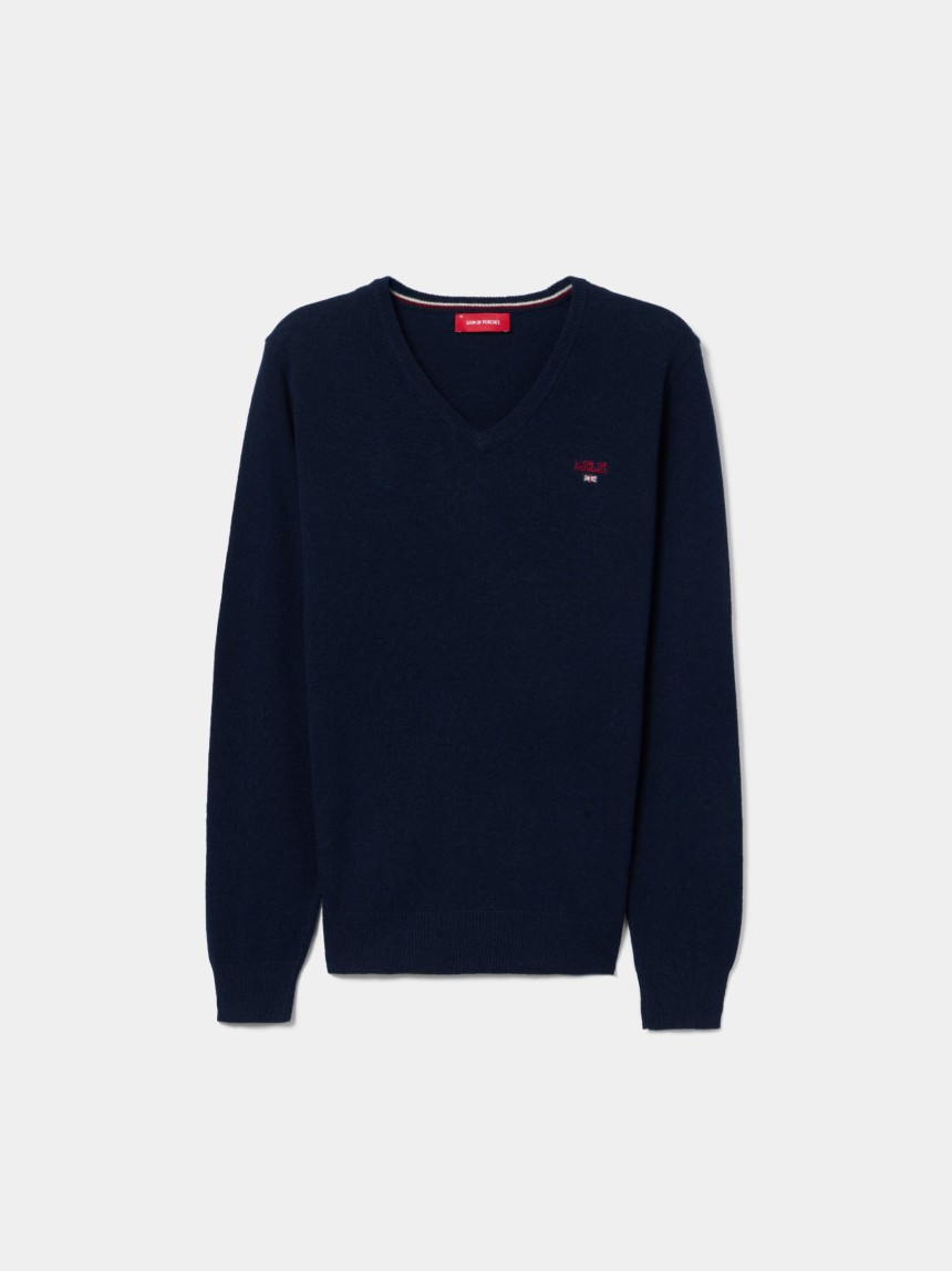 Pullover em mistura de l�