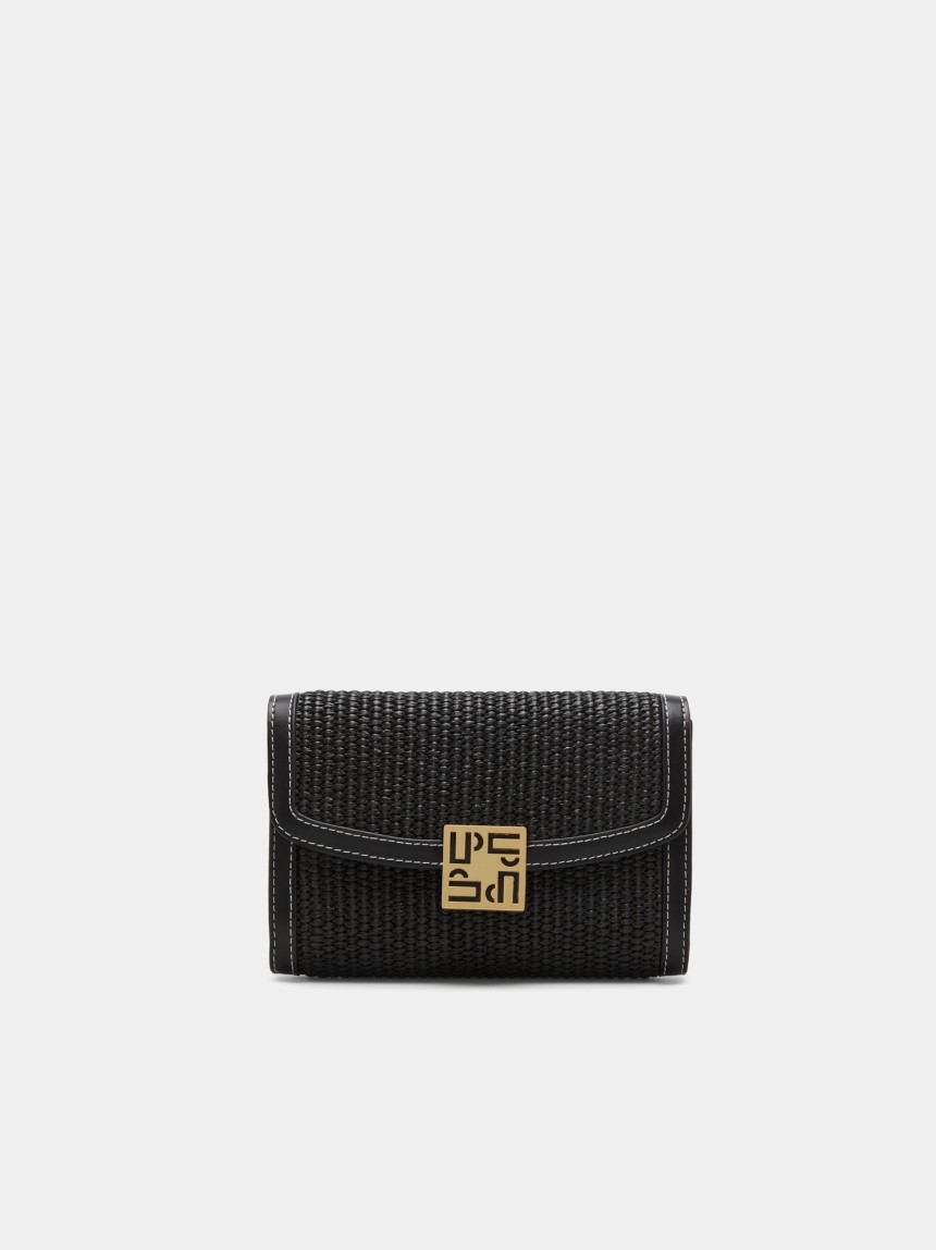 Textured shoulder bag
