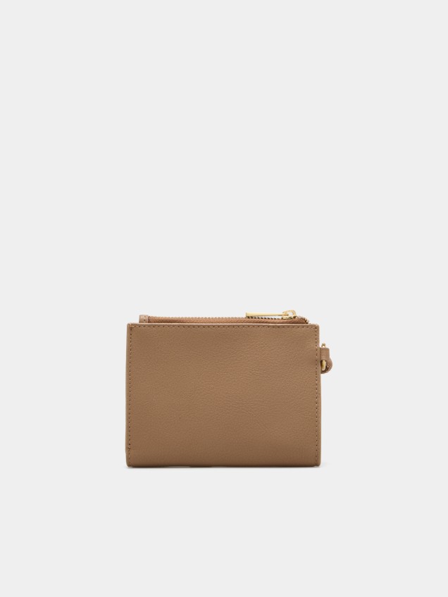 Rectangular wallet with strap