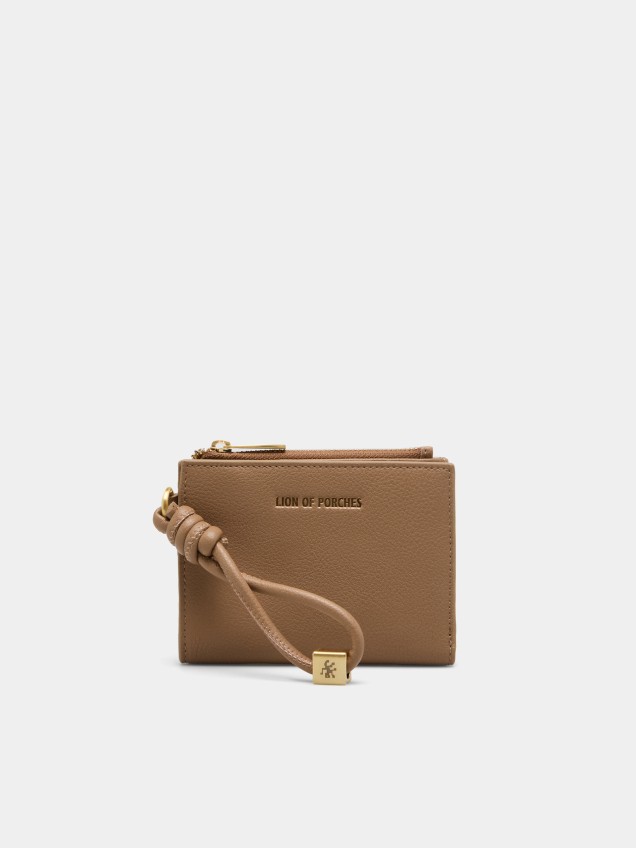 Rectangular wallet with strap