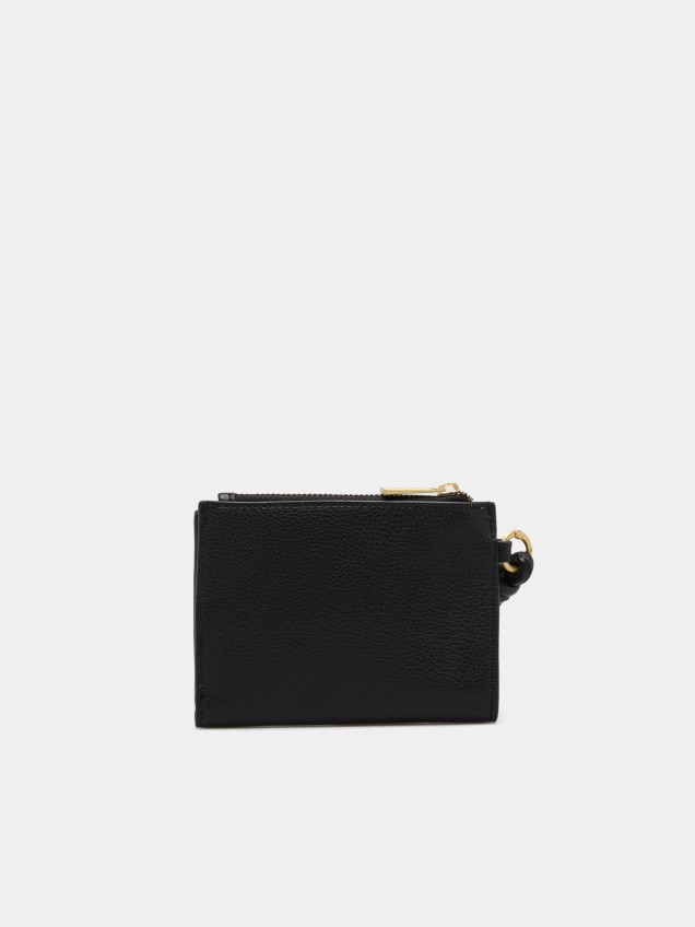 Rectangular wallet with strap