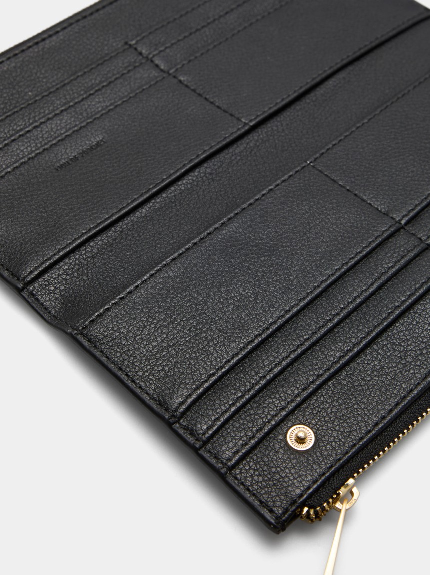 Clutch wallet with strap