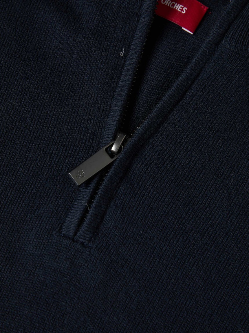 Sweater with placket