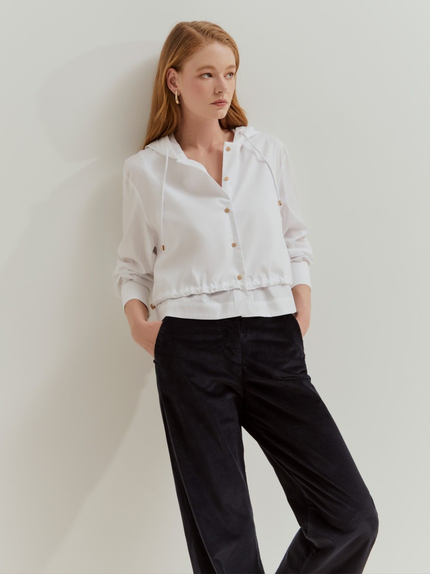 Cotton and tencel shirt