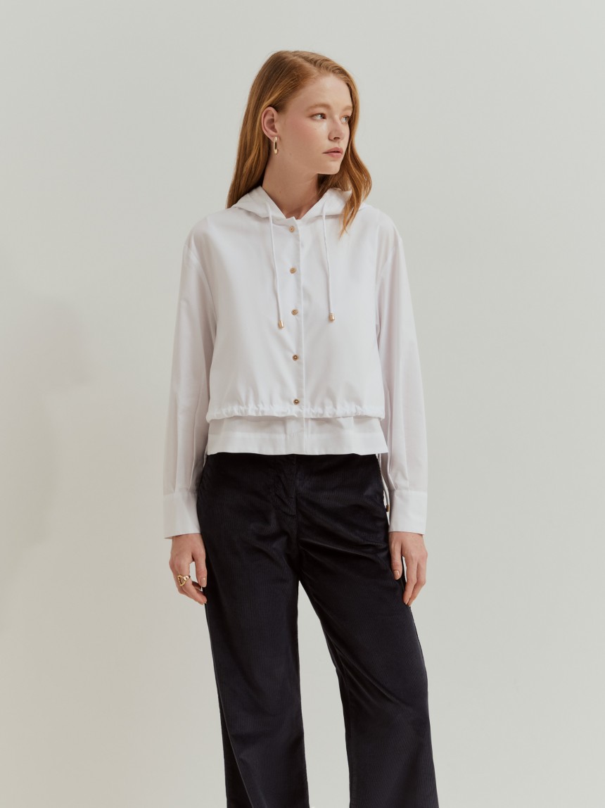 Cotton and tencel shirt