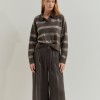 Camisola de malha �s riscas