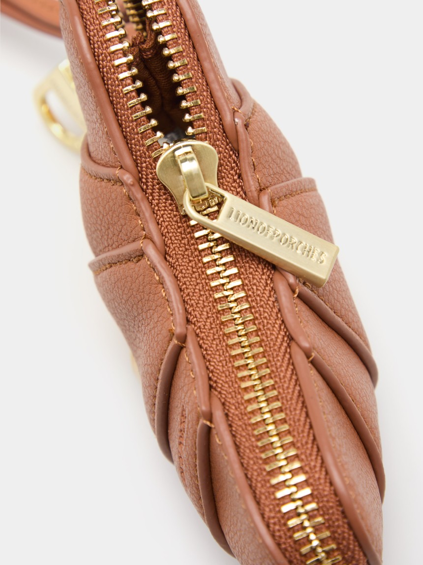 Croissant coin purse charm