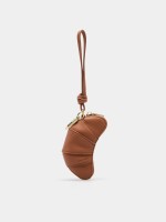 Croissant coin purse charm