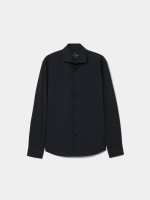 Camisa slim fit em algod�o