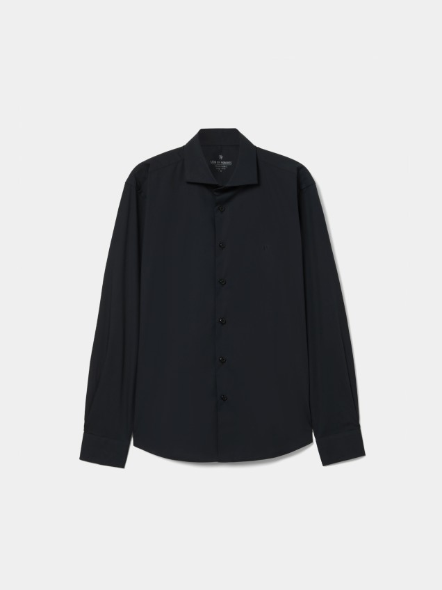 Slim-fit cotton shirt