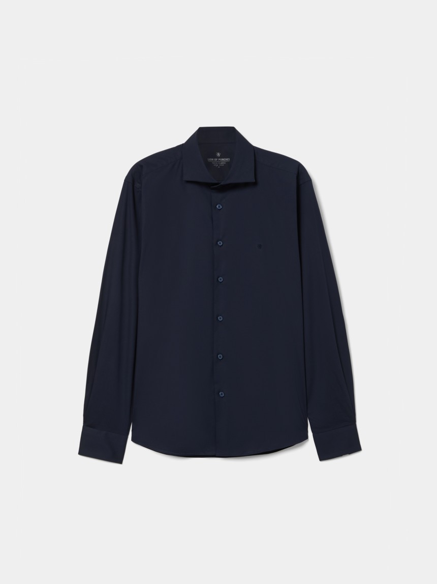 Slim-fit cotton shirt