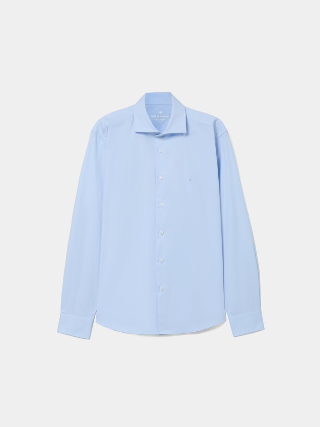 Slim-fit cotton shirt