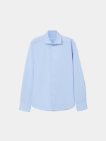 Camisa slim fit em algod�o