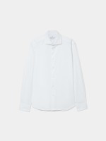 Camisa slim fit em algod�o