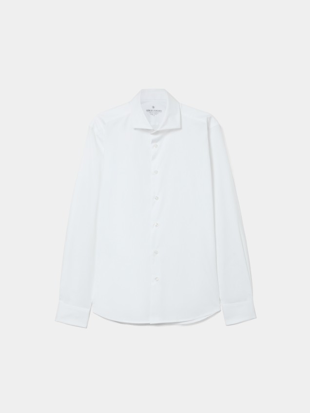 Slim-fit cotton shirt