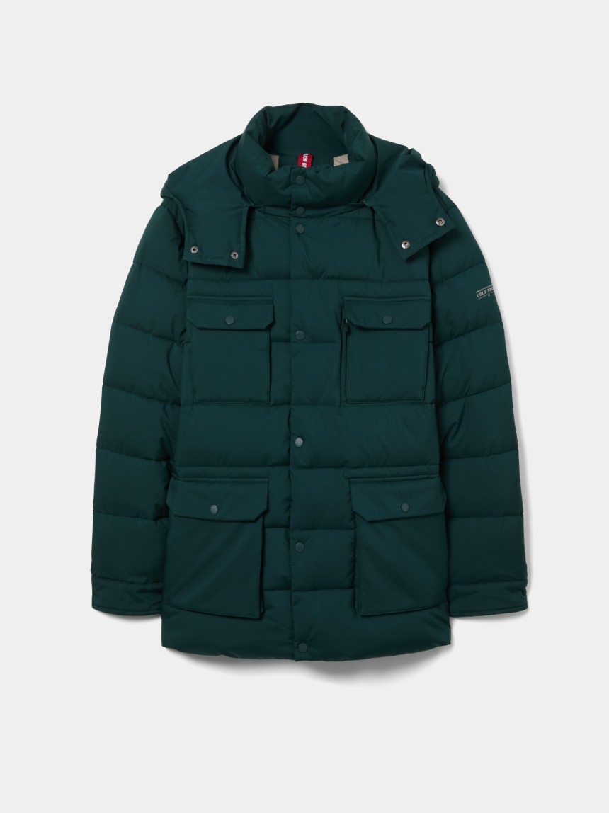 Blus�o acolchoado com capuz