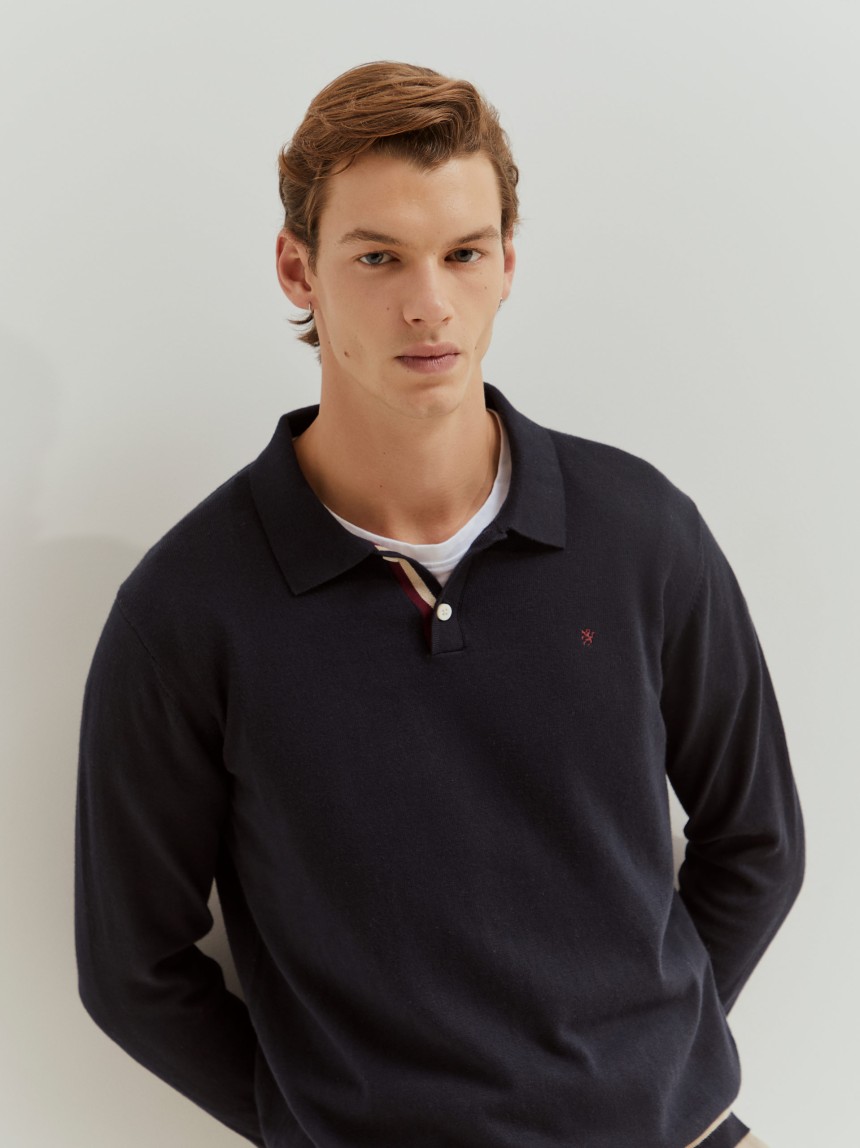 Polo de manga comprida