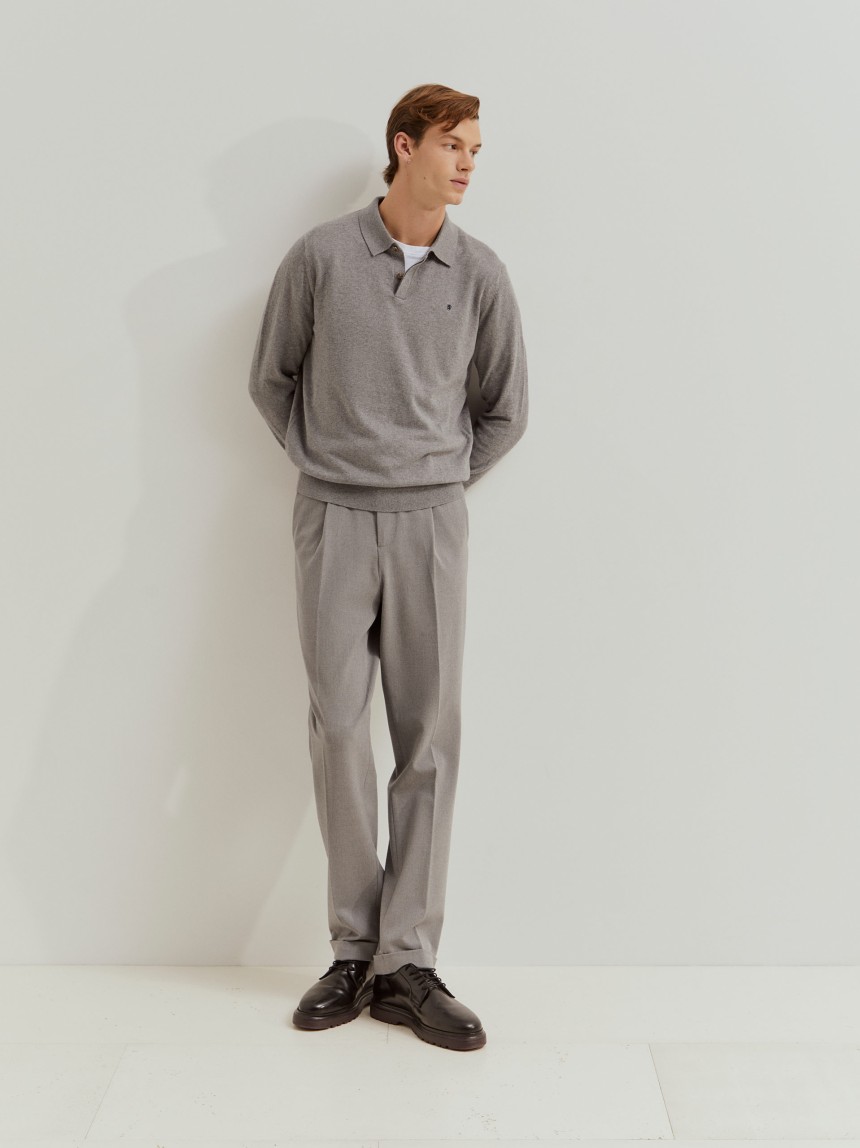 Polo de manga comprida