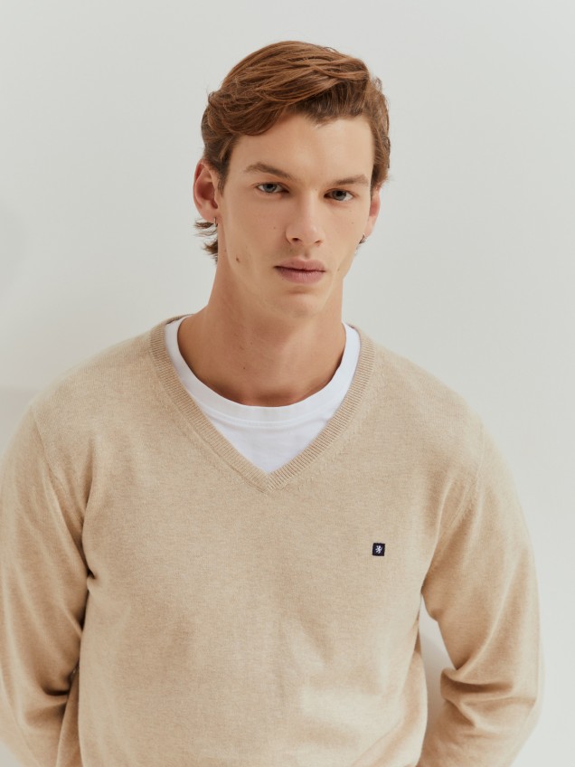 Pullover de manga comprida