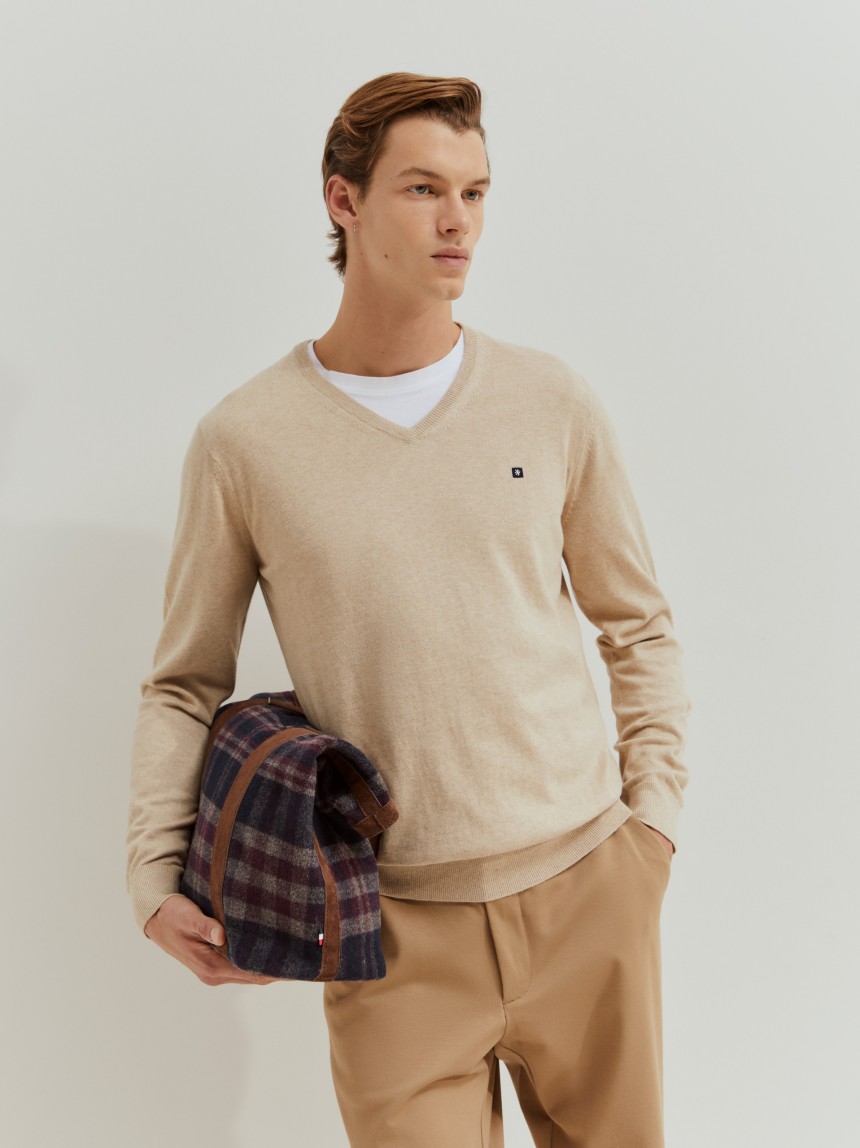 Pullover de manga comprida