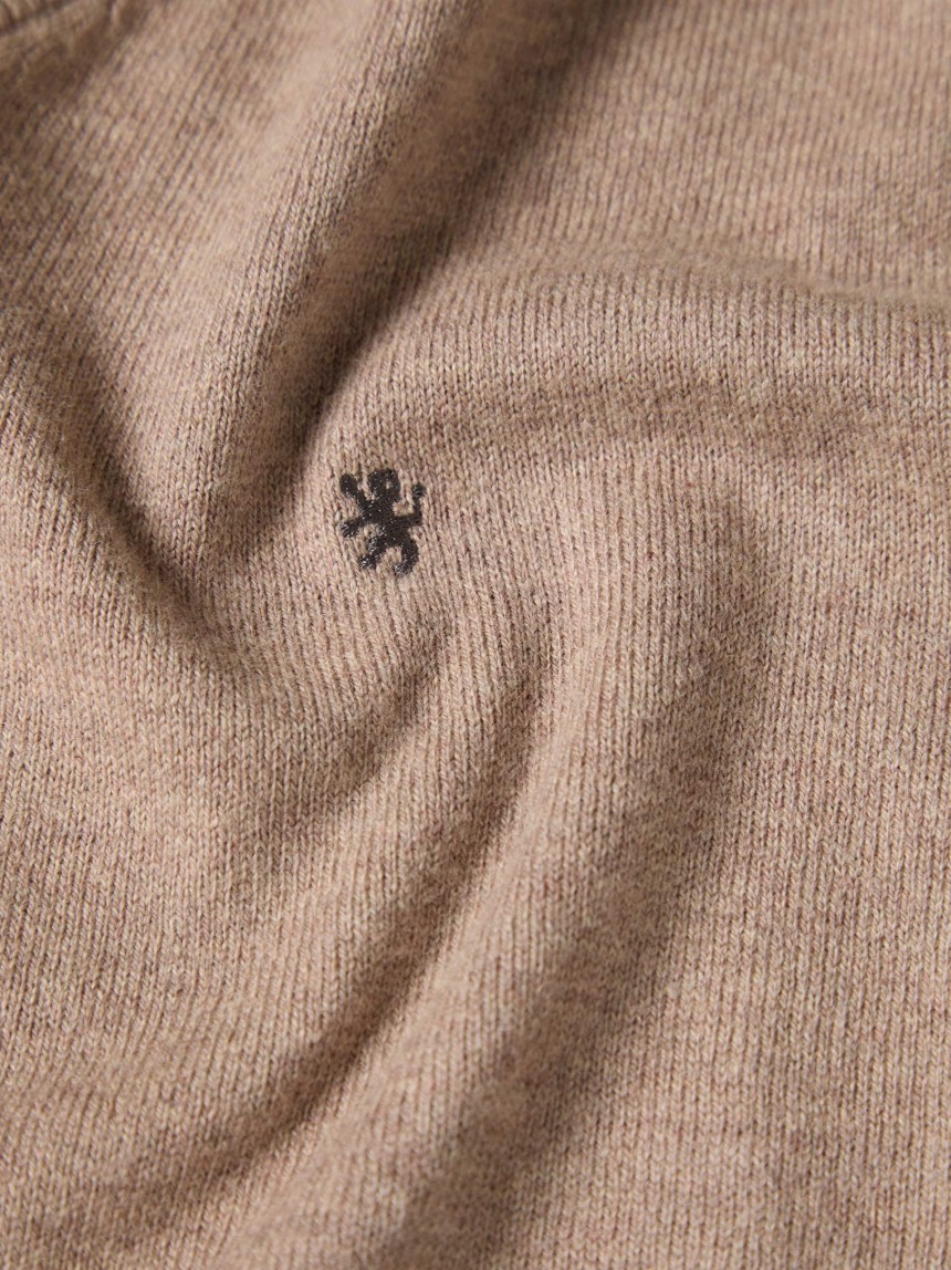 Pullover em algod�o e caxemira