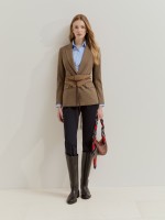Blazer in houndstooth pattern
