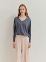 Pullover decote em V