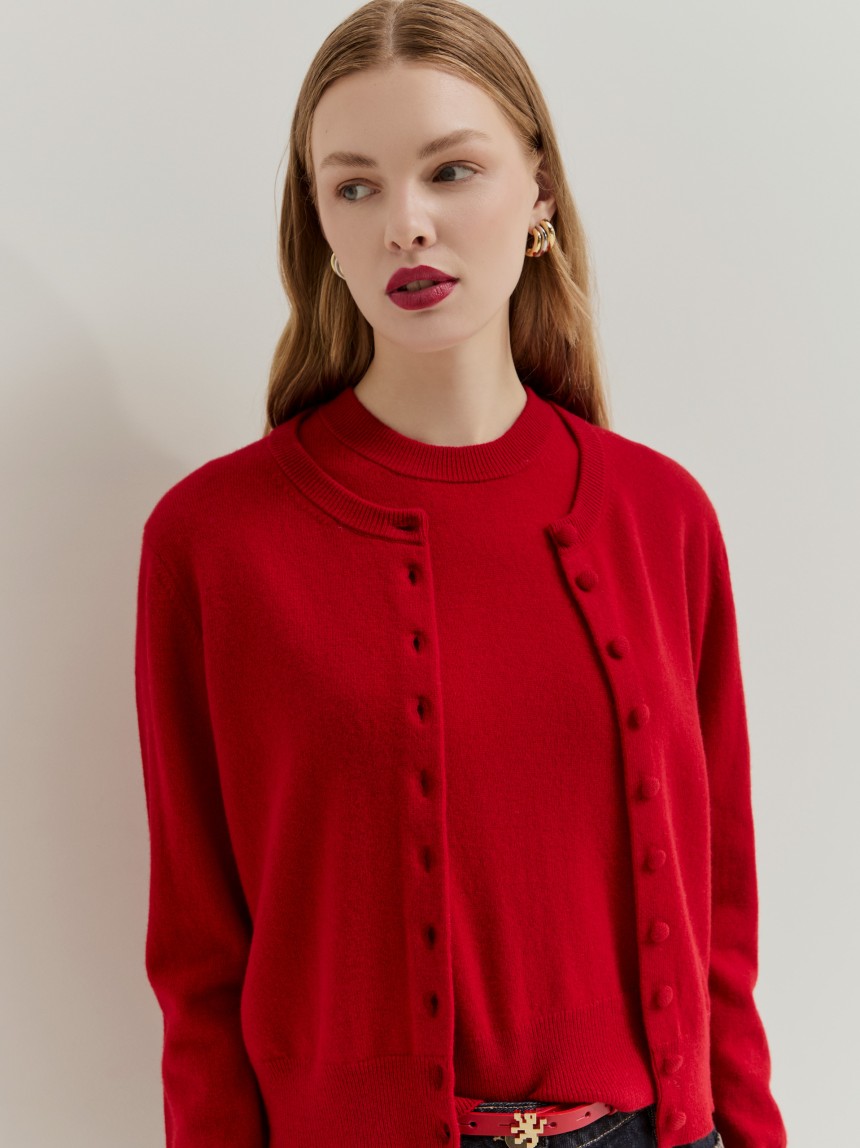 Knitted coat