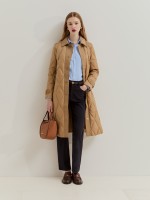 Quilted feather jacket