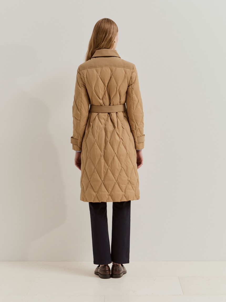 Quilted feather jacket