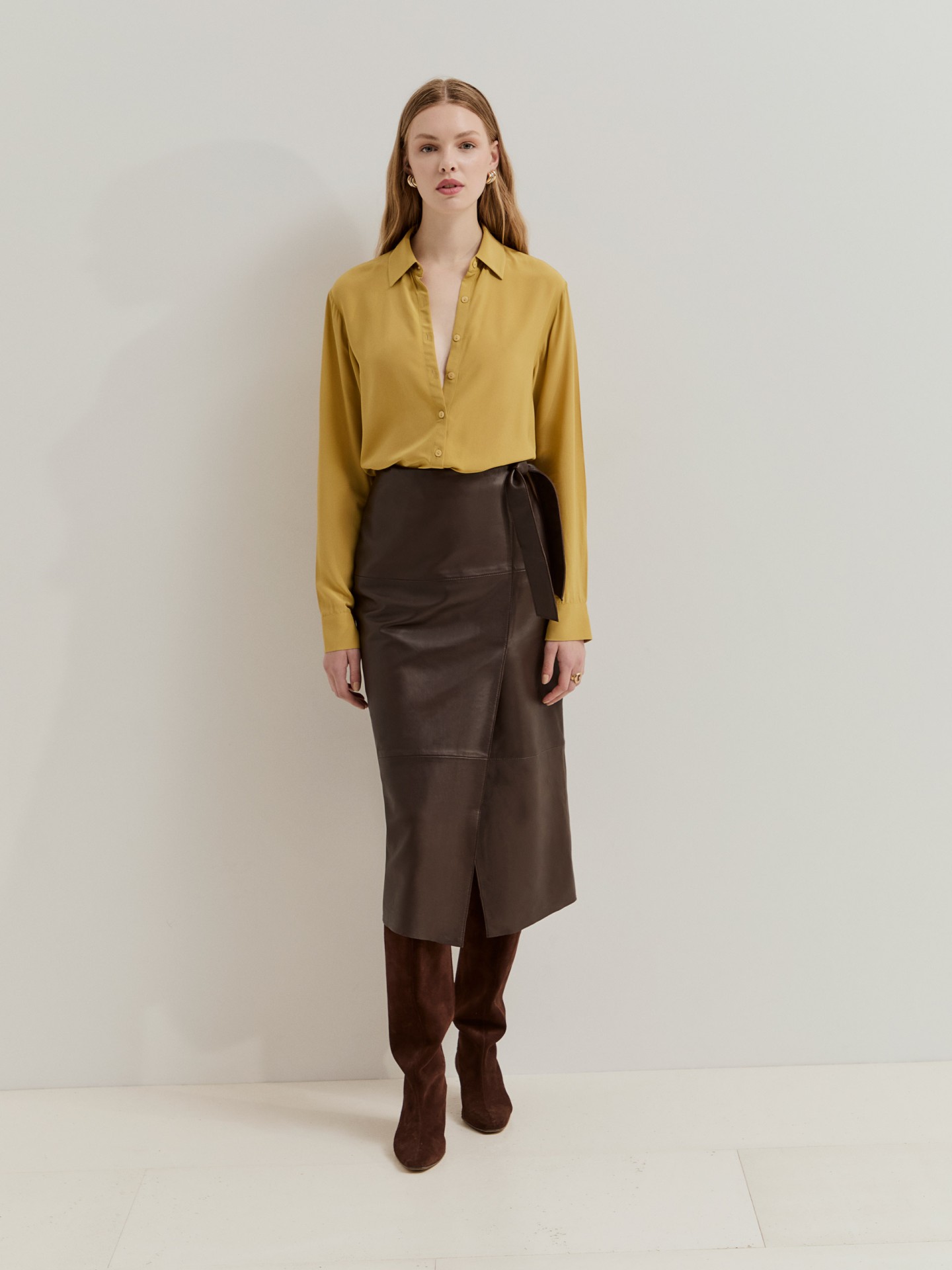 Saia em pele