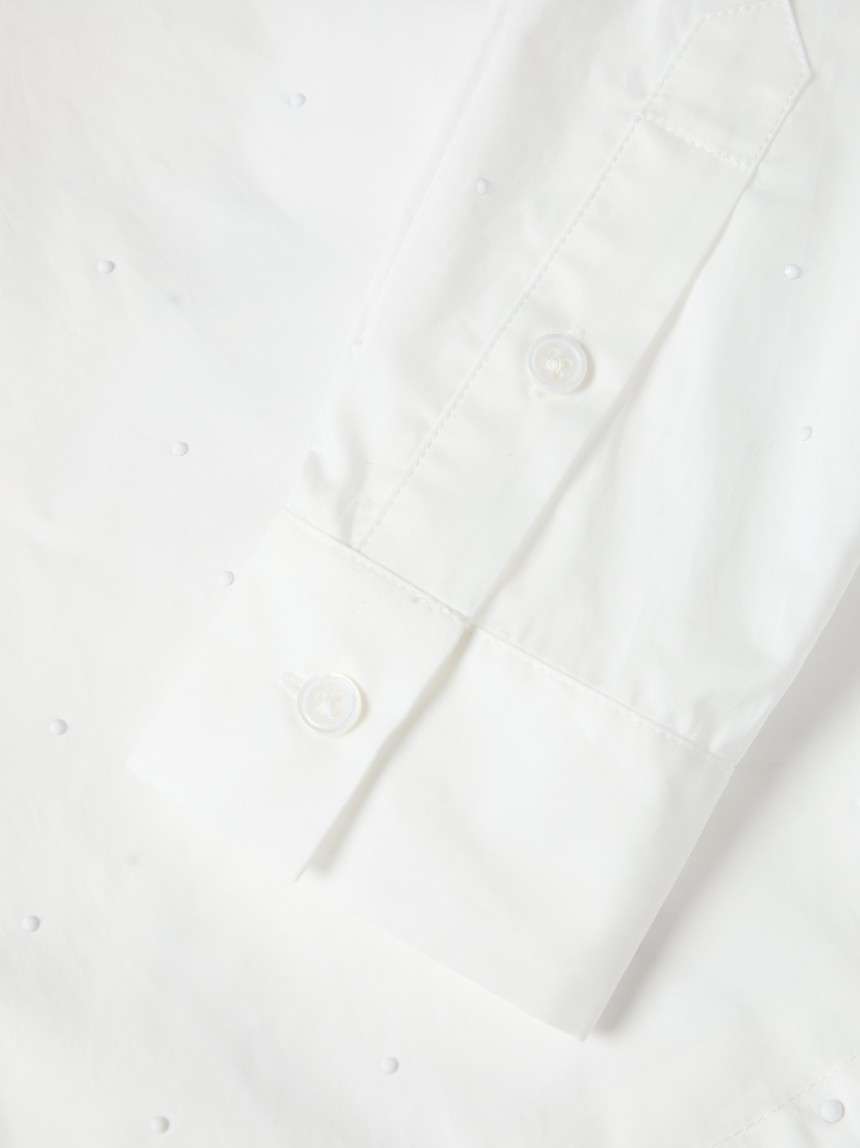 Camisa cropped com pedras