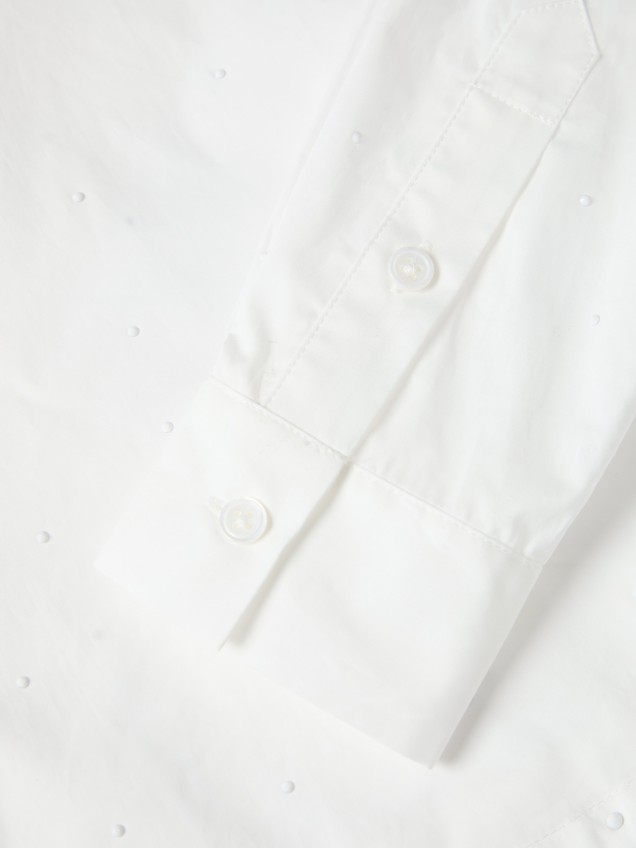 Camisa cropped com pedras