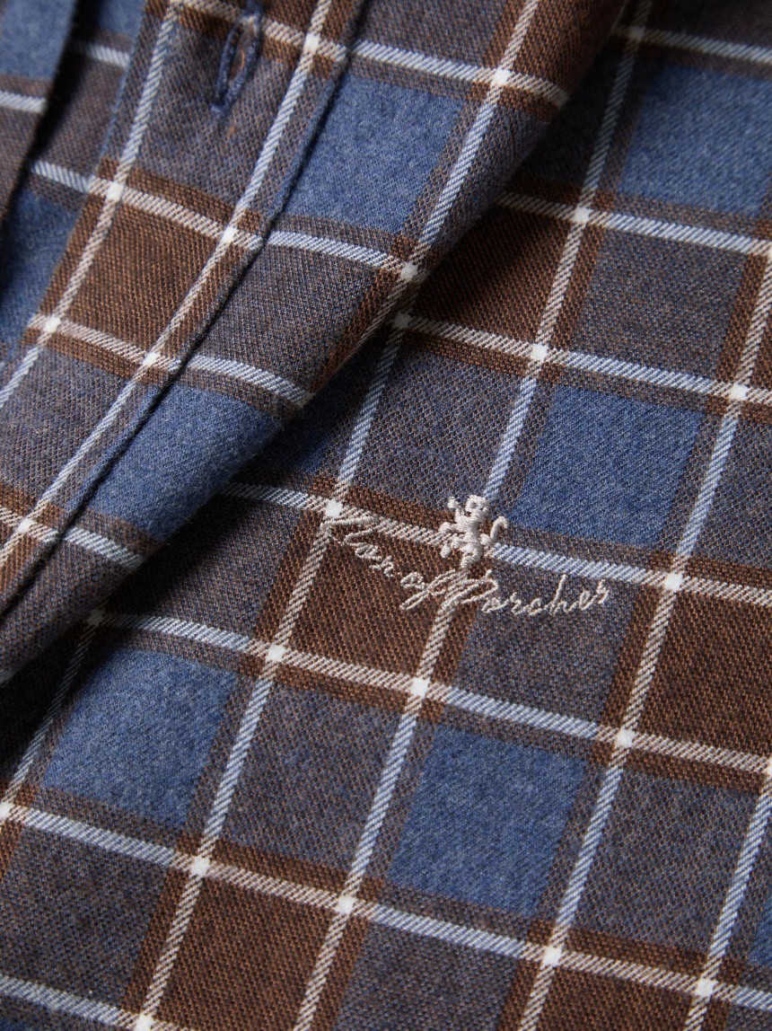 Camisa xadrez slim fit