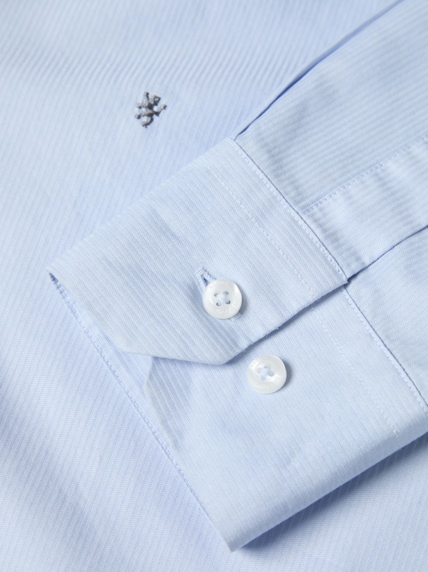 Camisa slim fit de algod�o