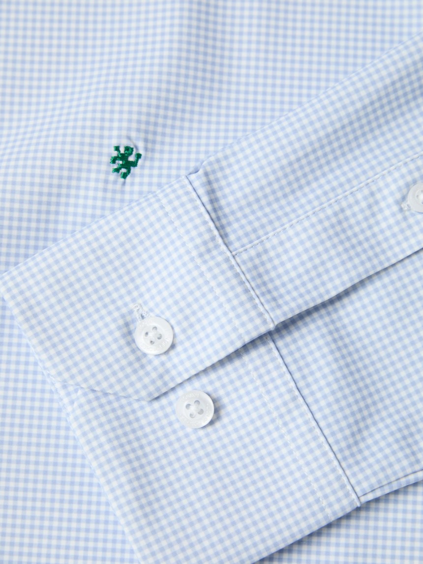 Slim-fit checked shirt