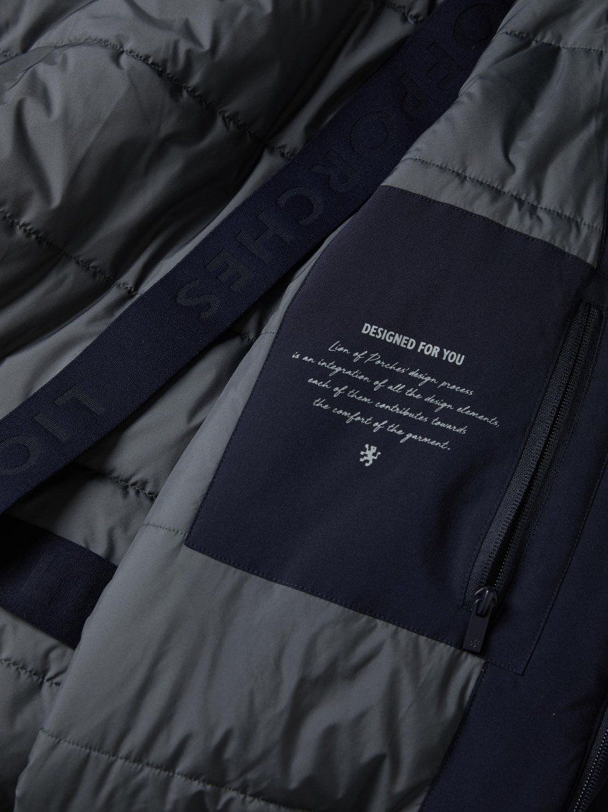 Parka acolchoada com capuz