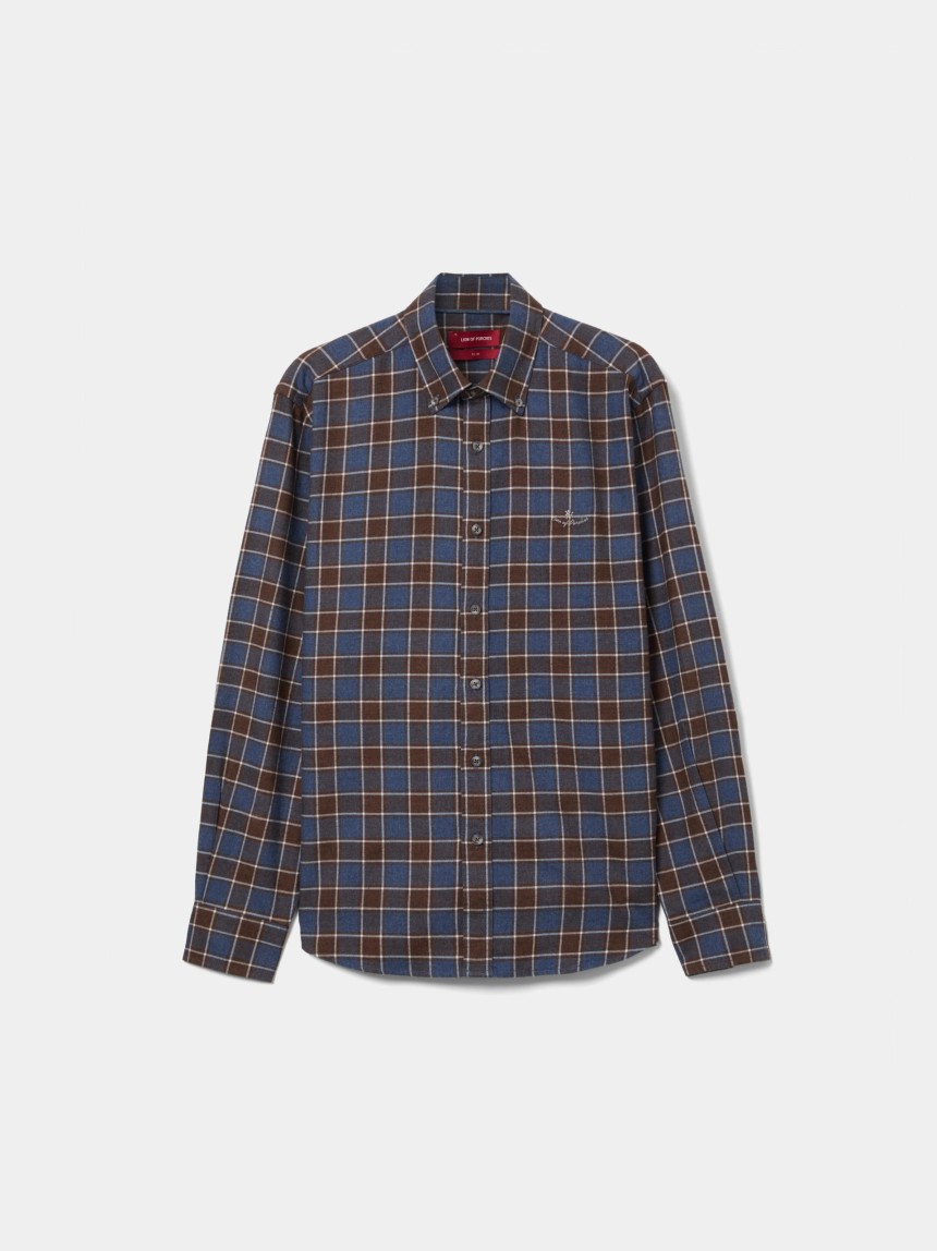 Camisa xadrez slim fit