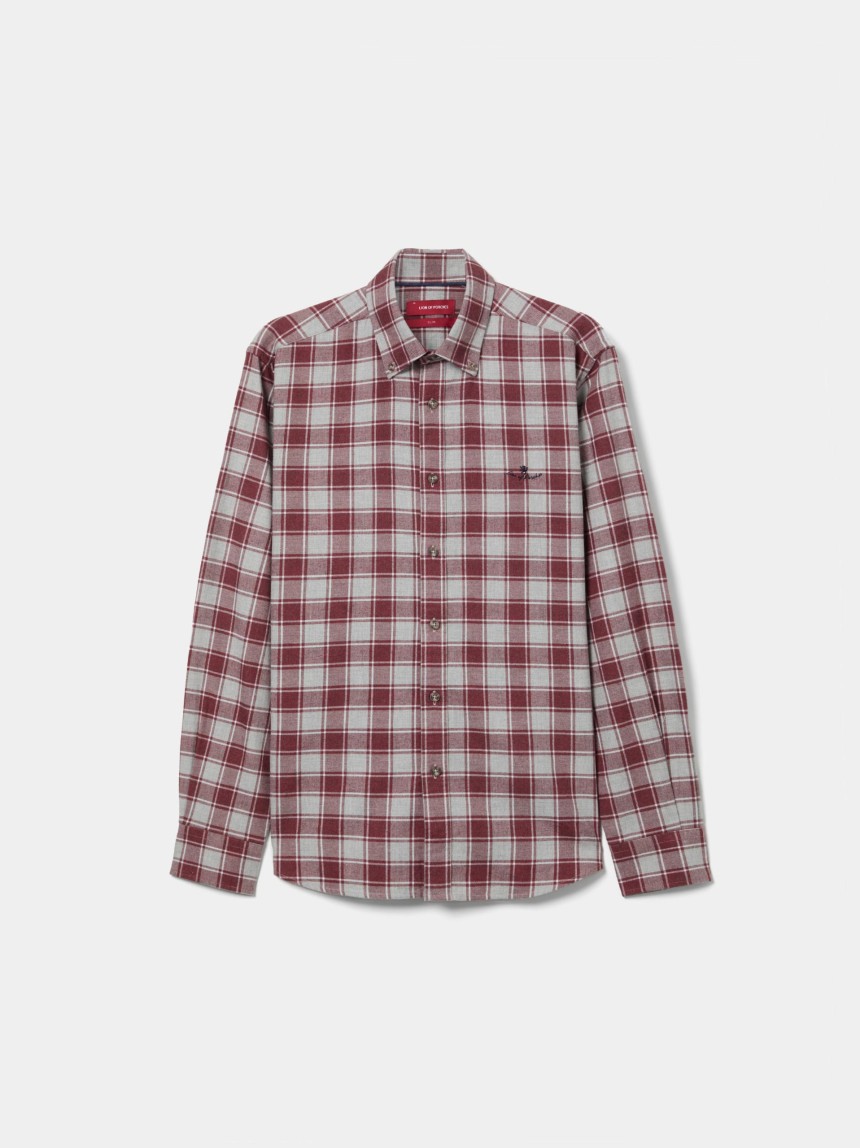 Camisa xadrez slim fit