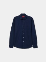 Camisa slim fit com textura