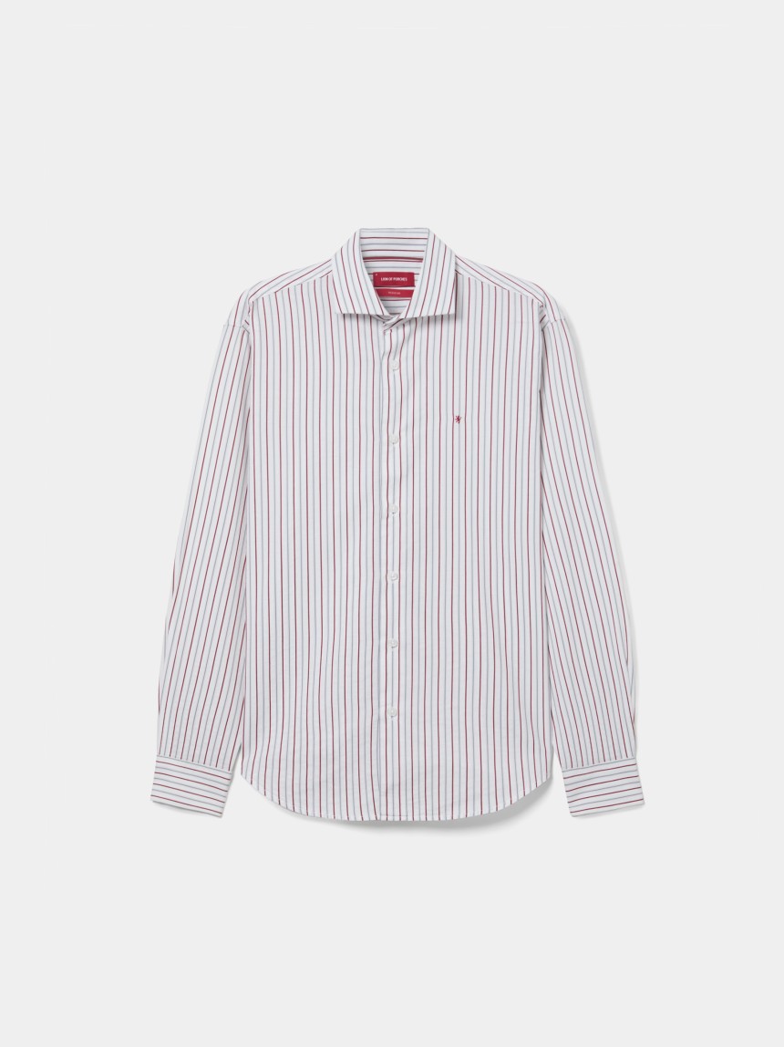 Camisa regular fit �s riscas