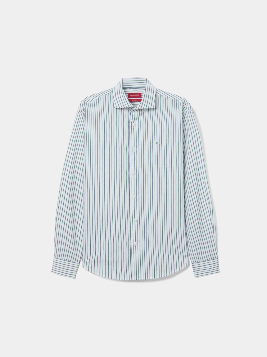 Camisa regular fit �s riscas