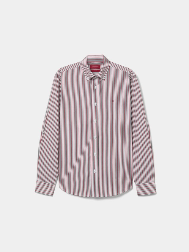 Camisa regular fit �s riscas