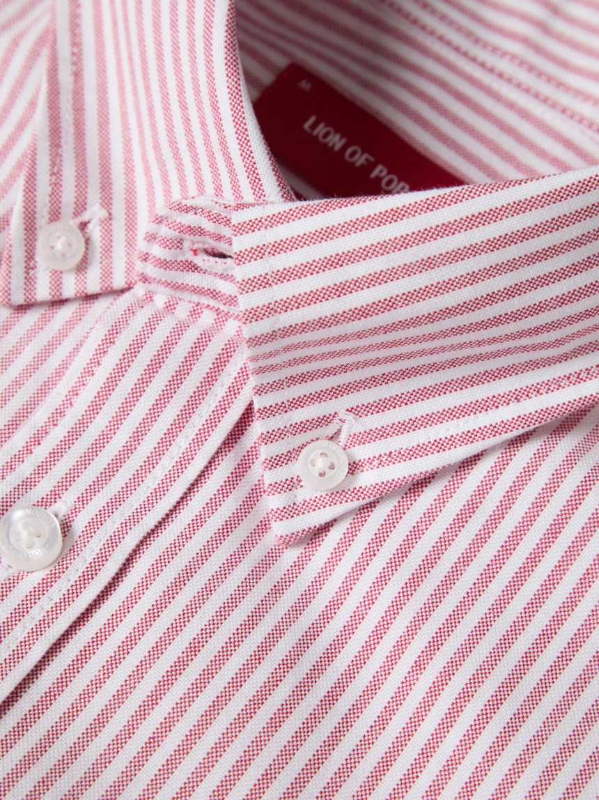 Camisa �s riscas regular fit