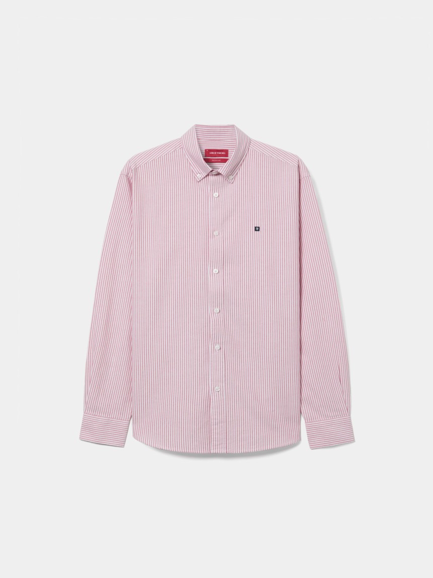 Camisa �s riscas regular fit