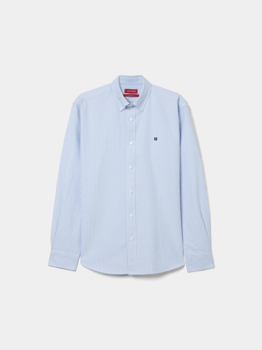 Camisa de rayas de corte regular