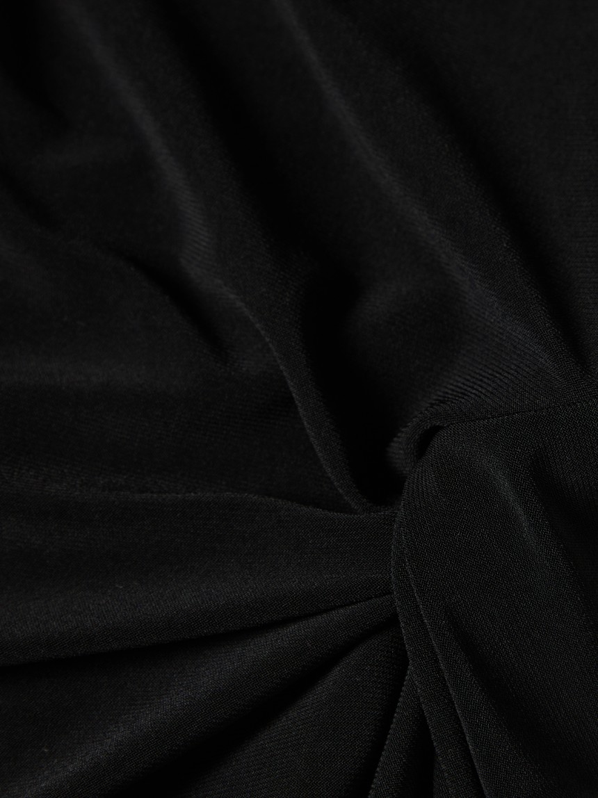 Jersey con fruncido en el lateral