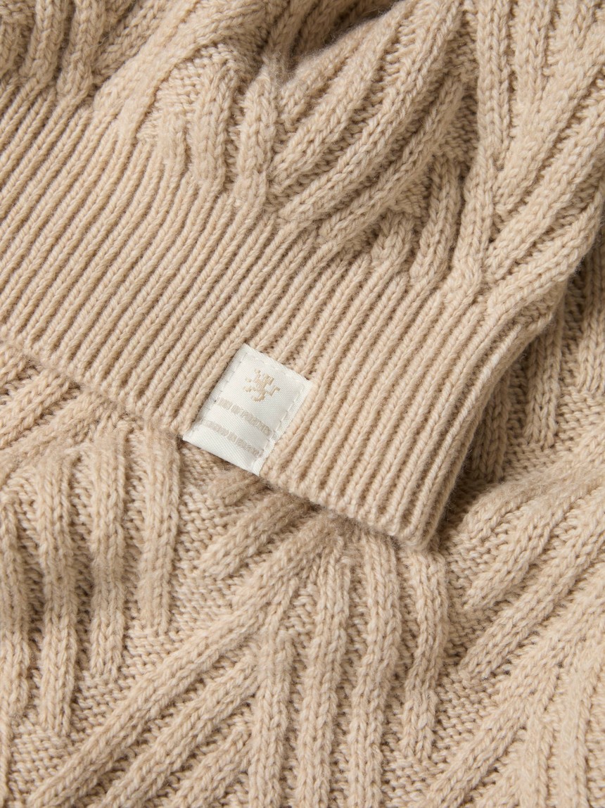 Camisola de malha com textura